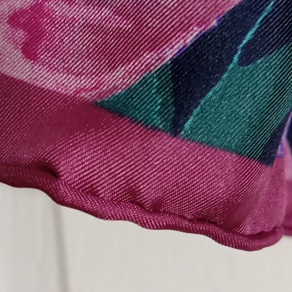 Floral silk scarf 36